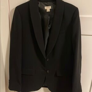 J. Crew Black Suit Blazer